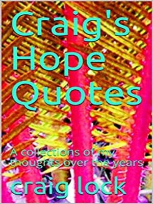cover image of Craigs Hope quotes